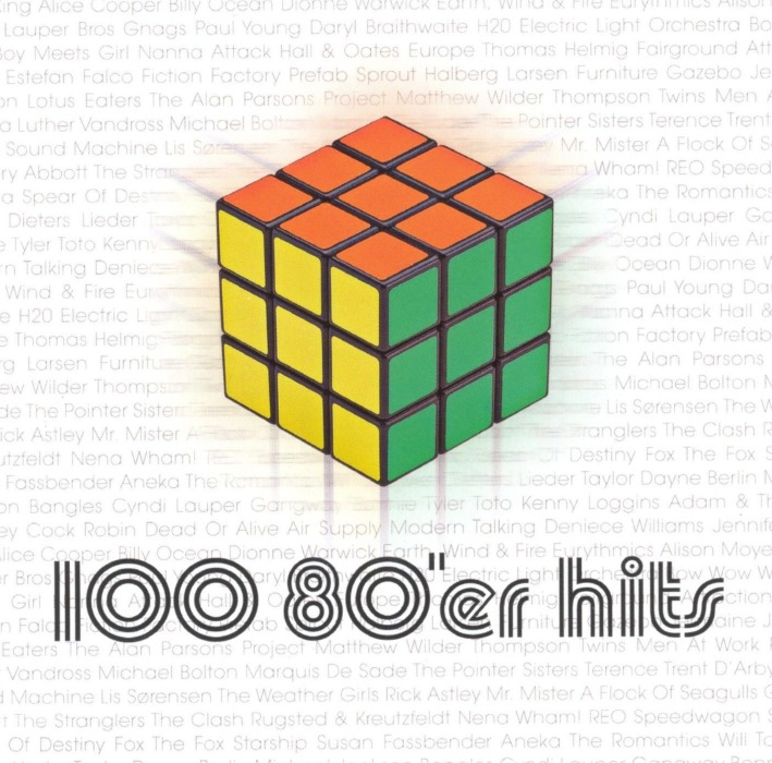 100 80er Hits cd forside